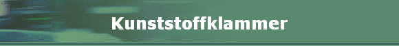 Kunststoffklammer